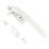 Casement Locking Handle White Metal Right-Side Slider Window 1