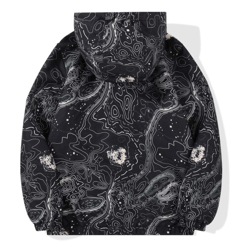 Toddler Jean Windbreaker Jacket Dark Gray Size 8 2
