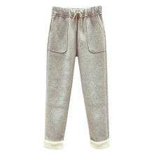 Set termic de iarnă pentru femei, top și pantaloni cu talie înaltă, solid