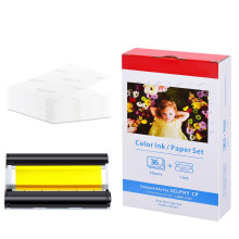 Canon Selphy CP1200 CP1300 ink cartridge and 36-pack 4x6