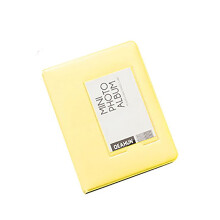 Business Card Holder Polaroid Photo Album Yellow 3 Inch