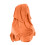 Fleece Blanket Microfiber 100x150cm Orange 1