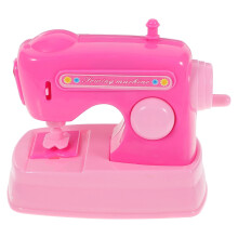 Pink Mini Electric Sewing Machine Toy for Toddlers with