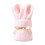 Easter hand towels pink rabbit shape 9.84 x 19.68 inch 1