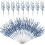 Blue Glitter Christmas Tree Picks 13.4 inch 30 pcs 1