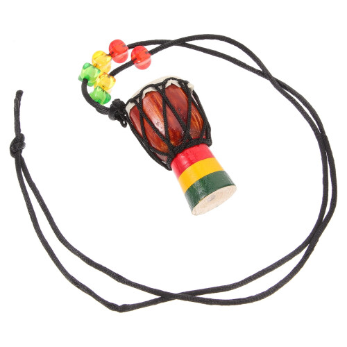 Wooden Djembe Drum African Hand Percussion Black 2