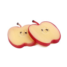Artificial Red Apple Slices Decorative Vase Fillers 10pcs