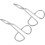Eyebrow Tweezers Stainless Steel 2PCS 6