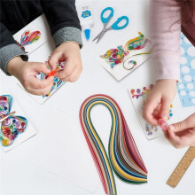 20 Kits de Paperolles pour Débutants, 20 Cartes, Outils et Fournitures de Paperolles, Décoration Murale pour la Maison, Créative