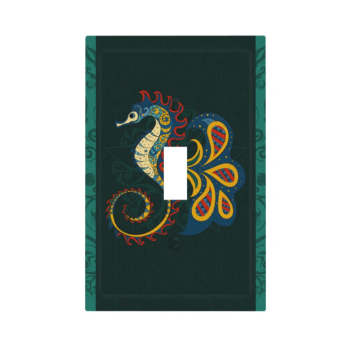 Seahorse Arts light switch cover single toggle 1-gang