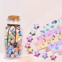 Origami Star Paper Strips Colorful Double-Sided 540 Pieces