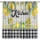 Lemon Farmhouse Kitchen Curtains Rustic Gnome Pattern 1