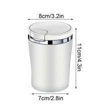 Car Ashtray with Automatic Lid and Anti-Drop Design
