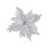Glitter Poinsettia Tree Pick 3-Tier Artificial Flower 14.57 1