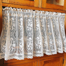 Crochet Curtain Valance Farmhouse Style 1 Panel