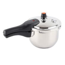 Stainless Steel Pressure Cooker 2L with Safety Handle and