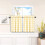 Kitchen Buffalo Check Valance, Yarn Dyed, 28x24 inches 1