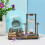 LED Music Snow Globe with Crystal Tower Design, Rotatable 1
