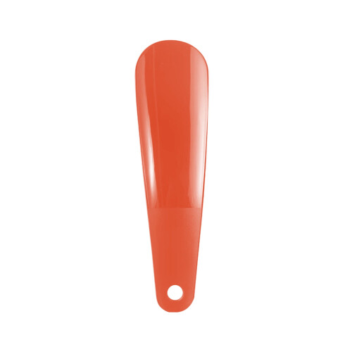 Plastic Shoe Horn Ergonomic Long Handle 16cm Red