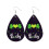 St. Patrick's Day Earrings Green Geometric Irish Design 1
