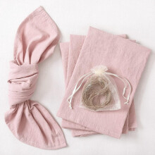 Light Pink Cotton Napkins 30x30cm 8-Pack