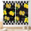 Yellow Lemon Kitchen Curtains Vintage Retro Fruit Pattern 2 1