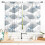 Nautical Starfish Curtains Blue Coral Beach Theme 2 Panels 1