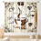 Rustic Coffee Kitchen Curtains Brown Blackout 42x63 Inch 1