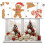 Christmas valance for windows gingerbread man 1 panel 54 x 1