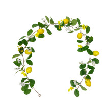 Artificial Lemon Garland Faux Fruit Vine 6.56 FT