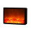 Fireplace Lantern LED Flame Effect Table Lamp Charcoal Style 1