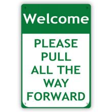Traffic Sign Aluminum Metal 12 x 8 Inch with 4 Holes