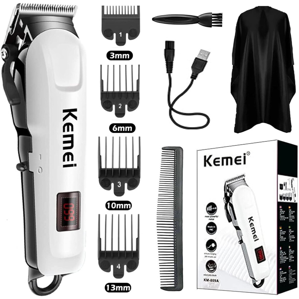 Men's cordless hair trimmer with LCD display 1 unit