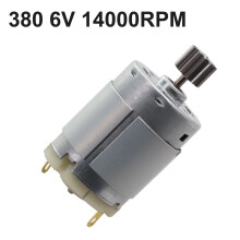 Electric Drill DC Motor for Kids' Car 12V 6V 24V 10-Tooth