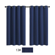 Dark Blue Blackout Curtains 42x63 Inch 2-Piece Set