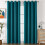 Bedroom Curtains Polyester Blackout 100x200cm 1