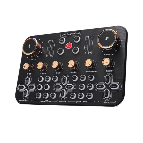 48V Microphone Audio Mixer for Live Streaming K600