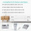 Label Tape Compatible with KL Series Printers 3PK 4