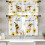 Sunflower Kitchen Curtains Valance and Tier Set 36 inch 1