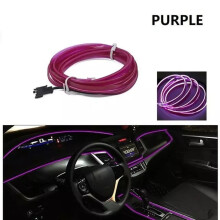 LED Strip Light for Car Dashboard Interior Purple 1-5m
