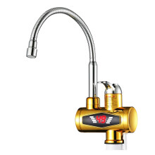 Electric Kitchen Faucet with Instant Hot/Cold Water and LED