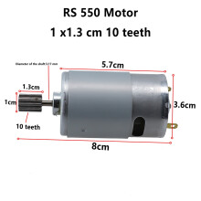 Electric Drill DC Motor for Kids' Electric Car, 12V/6V/24V,