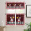 Chef Kitchen Curtain Set Buffalo Check 3-Pc 52x18 Inch 1