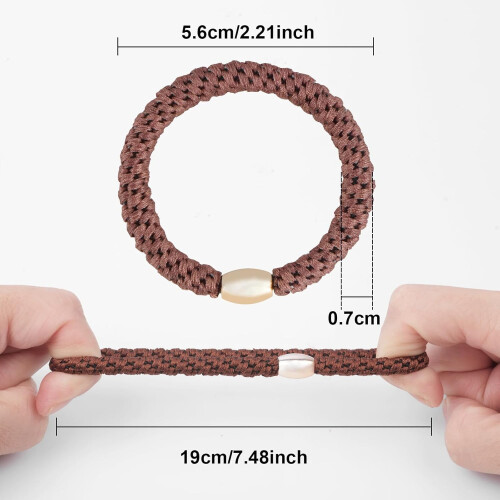 No-Damage Hair Ties Elastic Ponytail Holders 15PCS 1