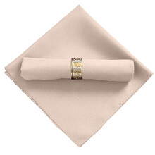 Christmas Green Cotton Napkins 17x17" 6-Pack