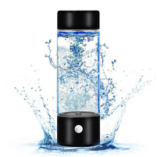 GéNéRateur D'Eau D'HydrogèNe, Bouteille D'Eau D'HydrogèNe Rechargeable, Machine Portative D'Ioniseur D'Eau D'HydrogèNe-Noir