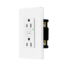 Nineleaf GFCI Outlet 15 Amp White 9-Pack