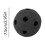 Ceramic Fire Balls Black 3 Inch for Fire Pits and Gas 3