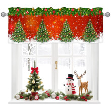 Pine Tree Curtain Valance 54x18 inch Rod Pocket