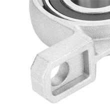 Pillow Block Bearing Zinc Alloy Metal 20mm Inner Diameter  Bearing Housing 5 Pcs for Industrial Equipment